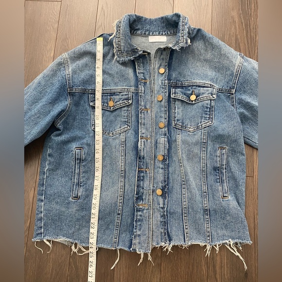 OAK + FORT Oversized Jean Jacket - Picture 7 of 8
